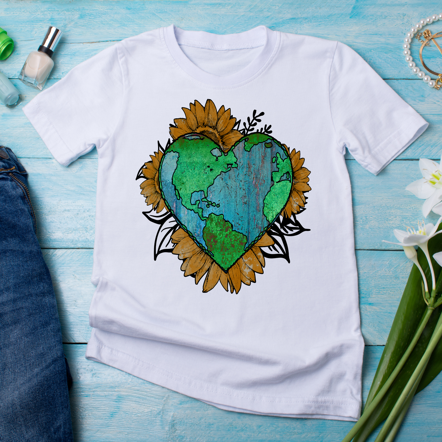 Love the planet t shirts with sayings - earth day t-shirt - Premium t-shirt from Lees Krazy Teez - Just $19.95! Shop now at Lees Krazy Teez