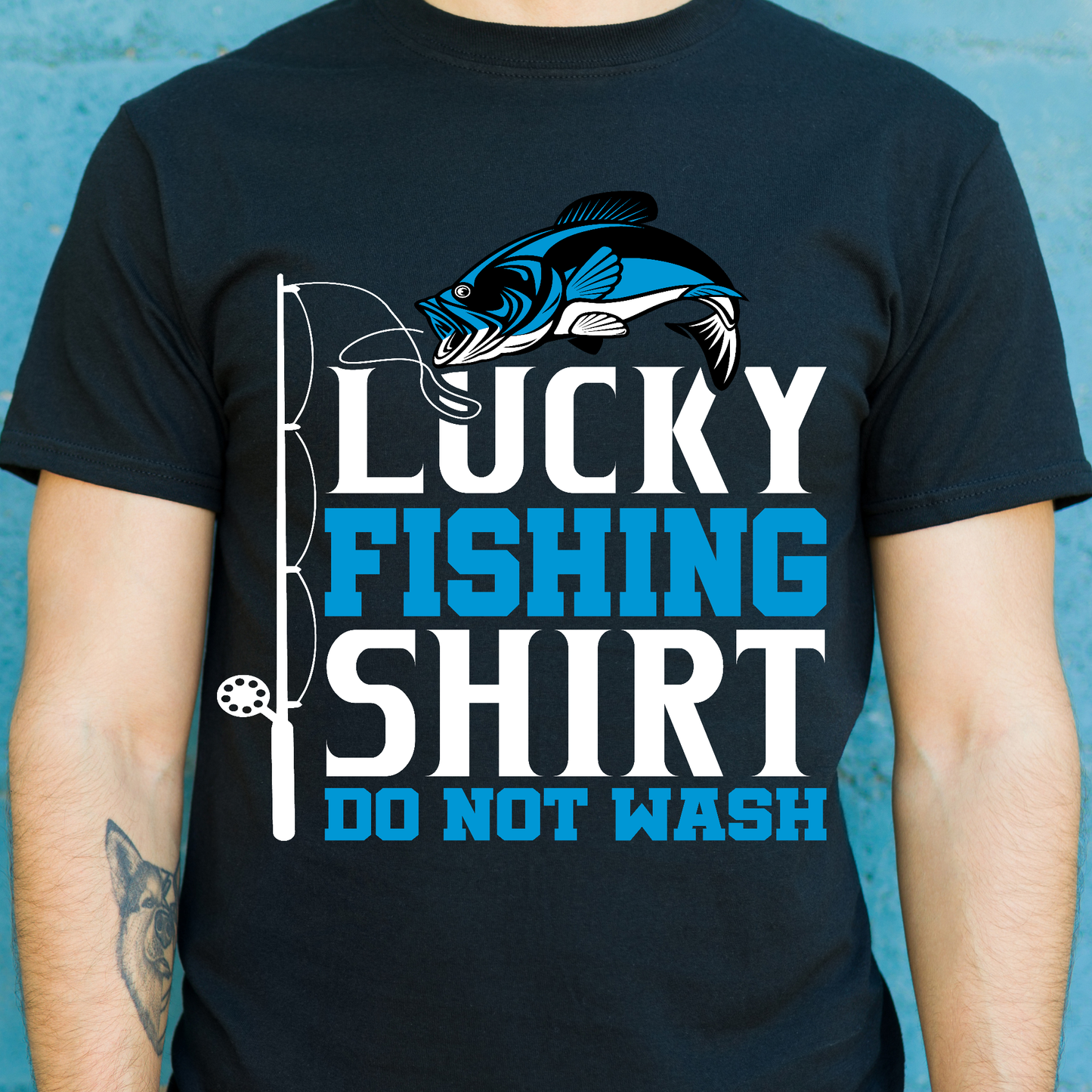 Lucky fishing shirt do not wash Men's t-shirt - Premium t-shirt from Lees Krazy Teez - Just $19.95! Shop now at Lees Krazy Teez
