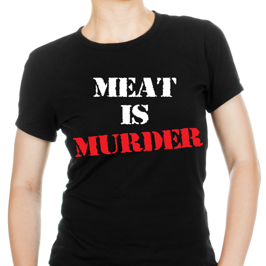 Meat is murder Women's Vegan t-shirt - Premium t-shirt from Lees Krazy Teez - Just $19.95! Shop now at Lees Krazy Teez