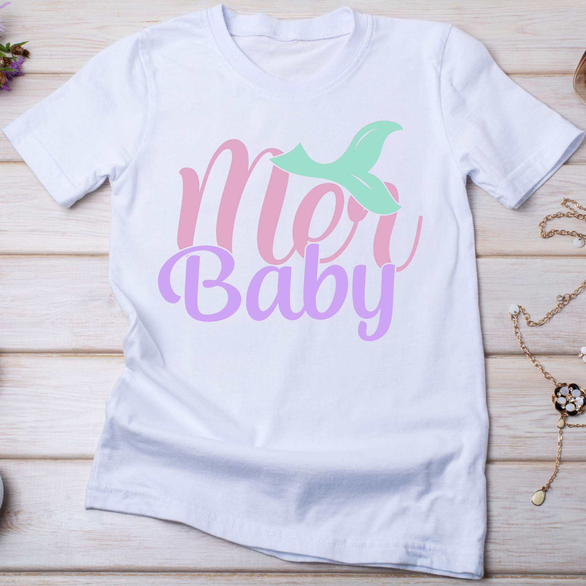 Mer baby awesome ladies women's t-shirt - Premium t-shirt from Lees Krazy Teez - Just $19.95! Shop now at Lees Krazy Teez