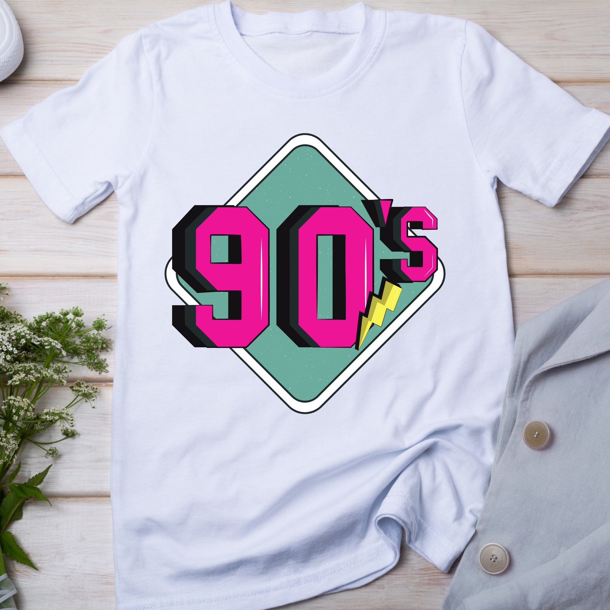 Modern 1990s awesome design - cool vintage t shirt - Premium t-shirt from Lees Krazy Teez - Just $19.95! Shop now at Lees Krazy Teez