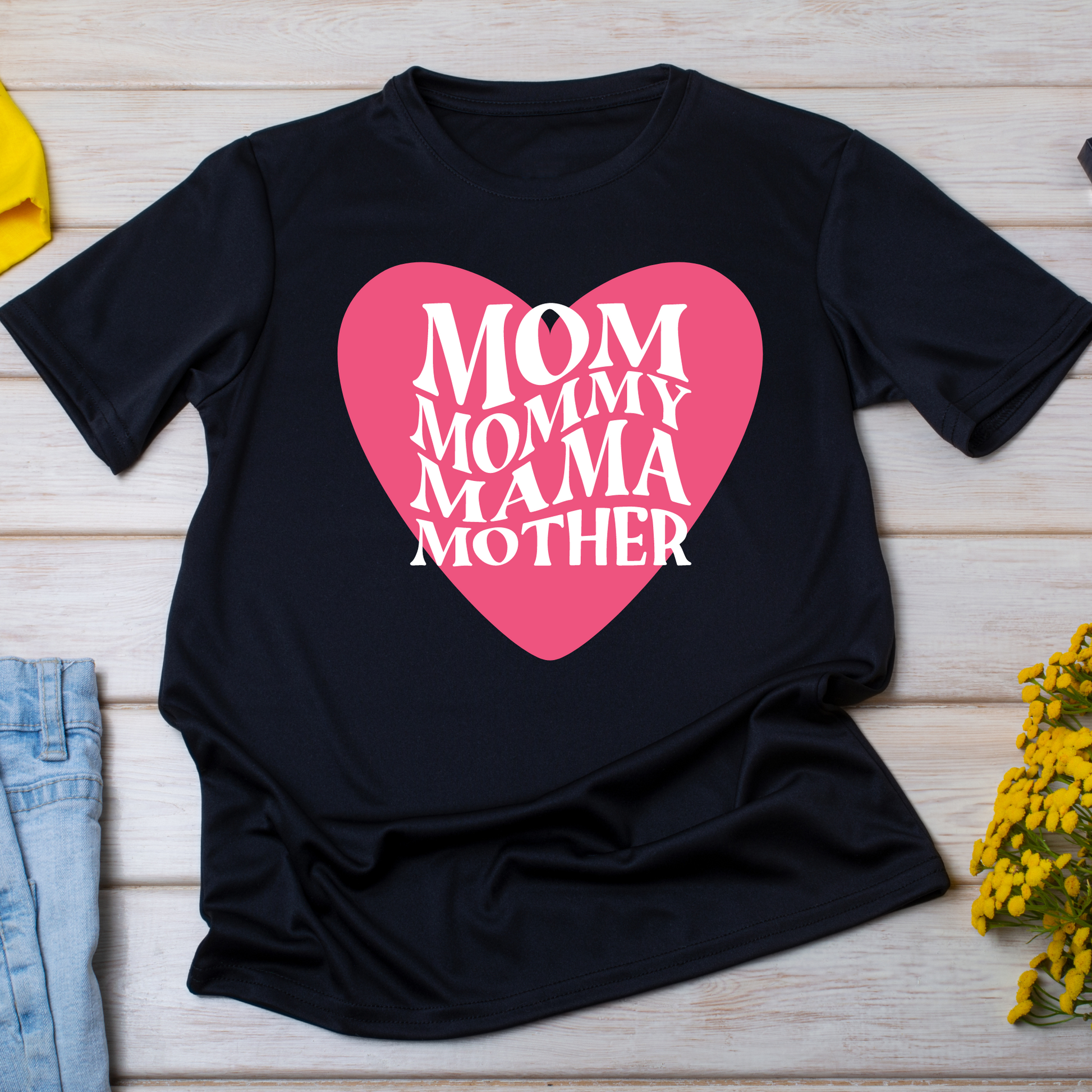 Mom mommy mama mother Women's valentine tshirt - Premium t-shirt from Lees Krazy Teez - Just $19.95! Shop now at Lees Krazy Teez