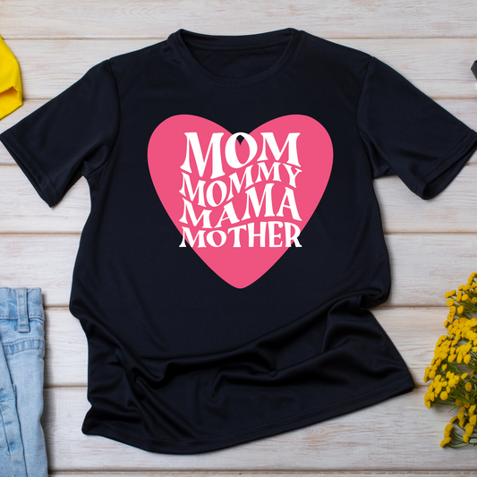 Mom mommy mama mother Women's valentine tshirt - Premium t-shirt from Lees Krazy Teez - Just $19.95! Shop now at Lees Krazy Teez