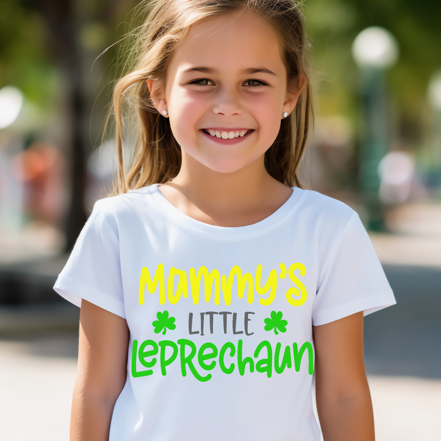 Mommy's little Leprechaun Girls St Patrick's day t-shirt - Premium t-shirt from Lees Krazy Teez - Just $19.95! Shop now at Lees Krazy Teez