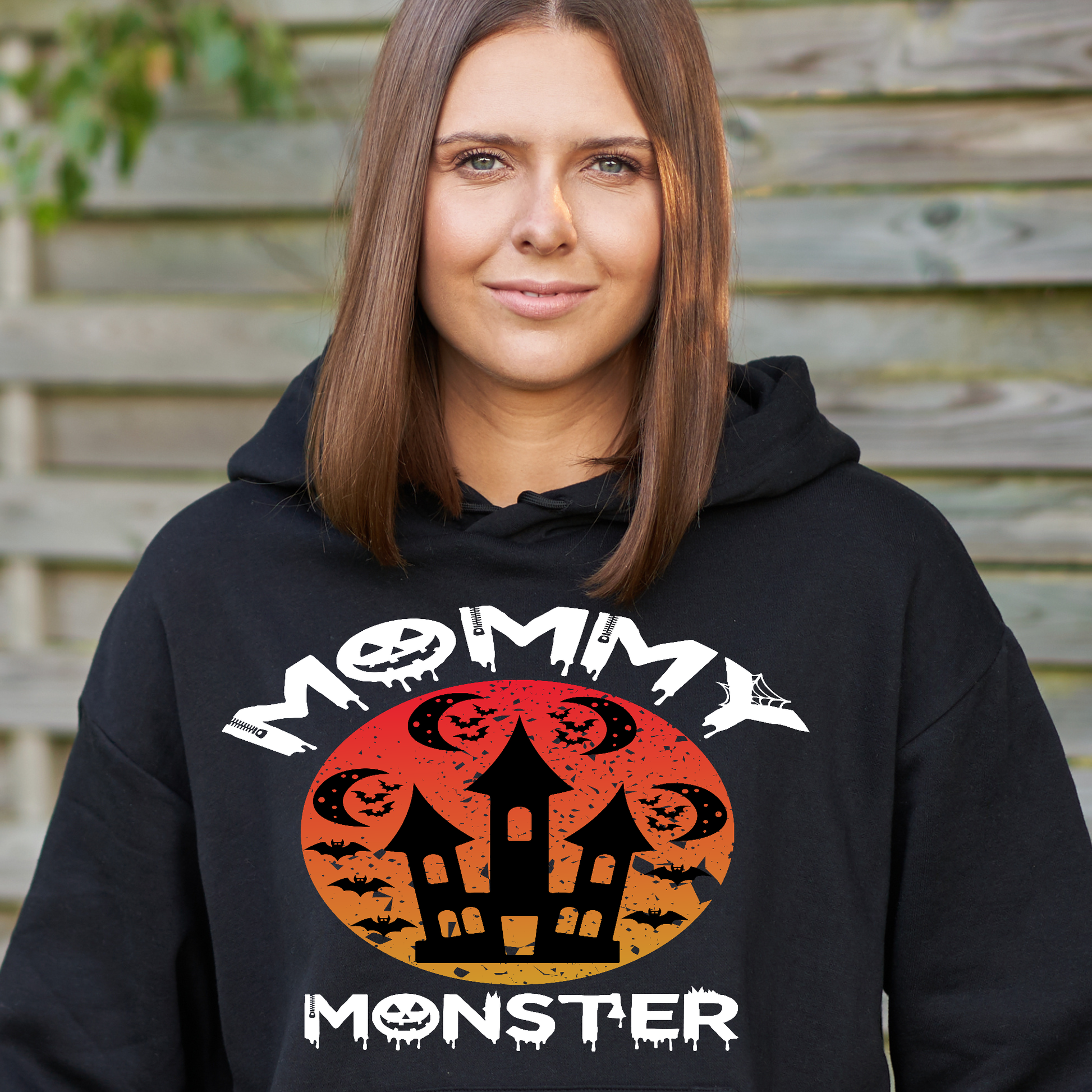 Mommy monster hallows Women's funny hoodie - Premium t-shirt from Lees Krazy Teez - Just $39.95! Shop now at Lees Krazy Teez
