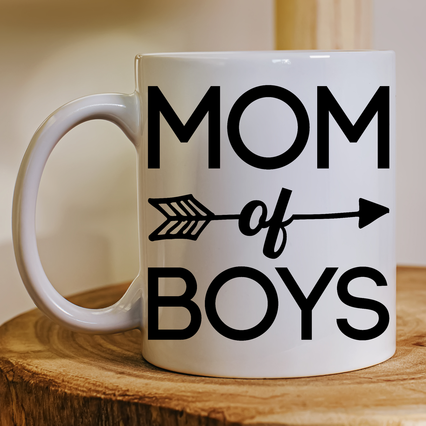 Mom of Boys Mothers Day Mug - Premium mugs from Lees Krazy Teez - Just $24.95! Shop now at Lees Krazy Teez