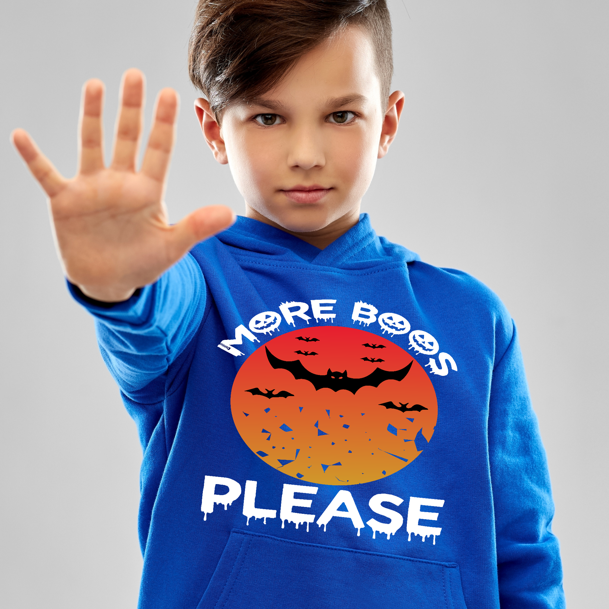 More boos please Boys Halloween Hoodie - Premium t-shirt from Lees Krazy Teez - Just $39.95! Shop now at Lees Krazy Teez