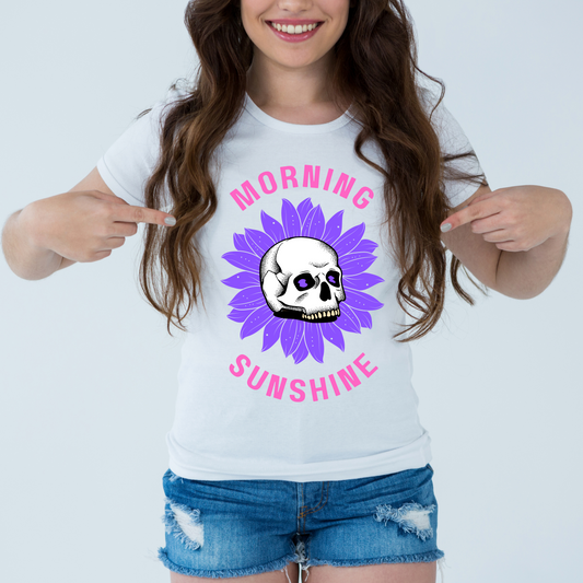 Morning sunshine women's - funny offensive shirts - Premium t-shirt from Lees Krazy Teez - Just $21.95! Shop now at Lees Krazy Teez