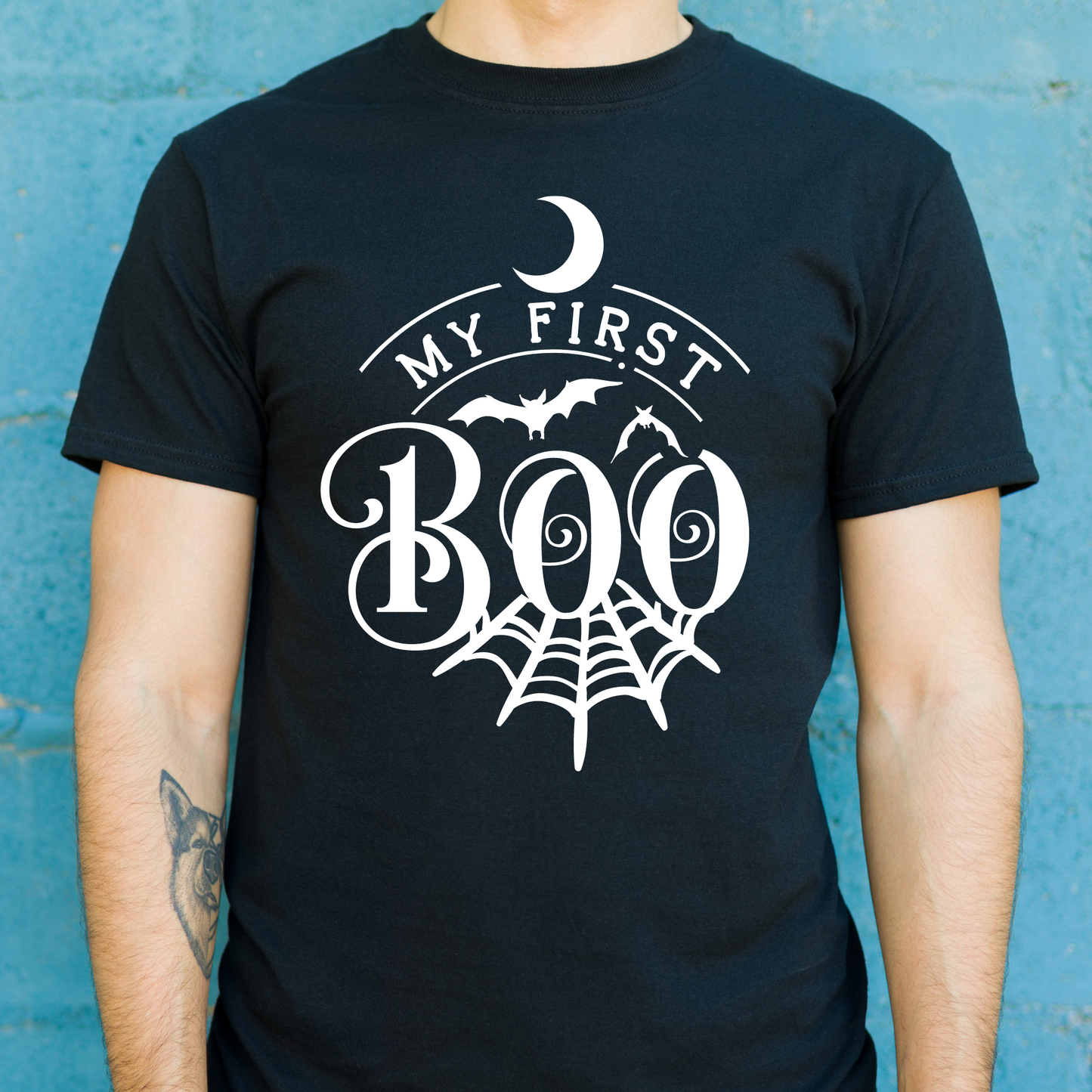 My first boo Men's funny Halloween t-shirt - Premium t-shirt from Lees Krazy Teez - Just $19.95! Shop now at Lees Krazy Teez