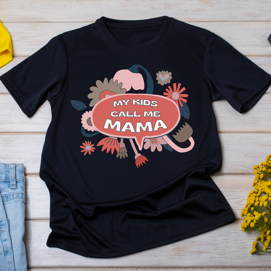 My kids call me mama mothers mommy t-shirt - Premium t-shirt from Lees Krazy Teez - Just $19.95! Shop now at Lees Krazy Teez