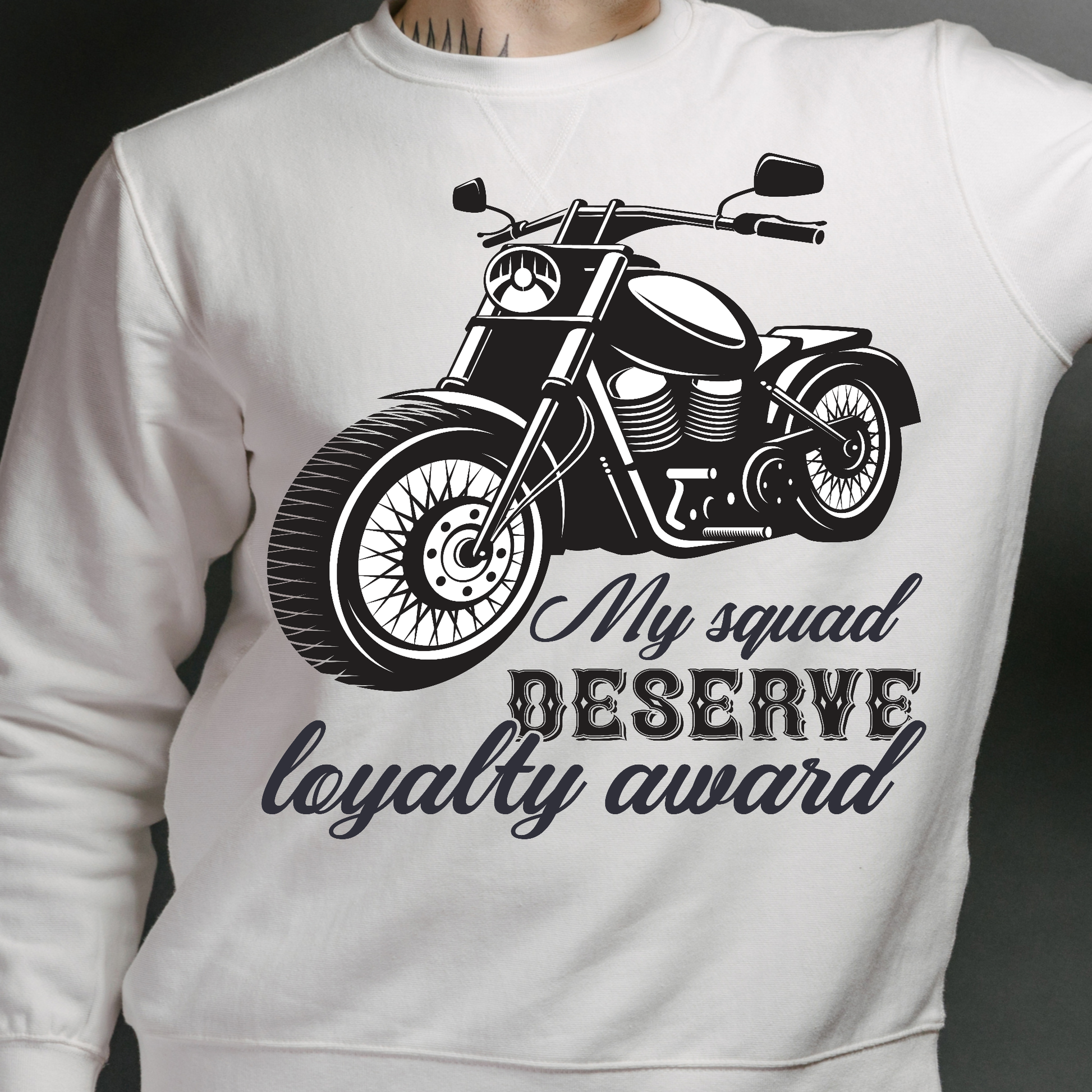 My squad deserve loyalty award Men's long sleeve t-shirt - Premium t-shirt from Lees Krazy Teez - Just $29.95! Shop now at Lees Krazy Teez