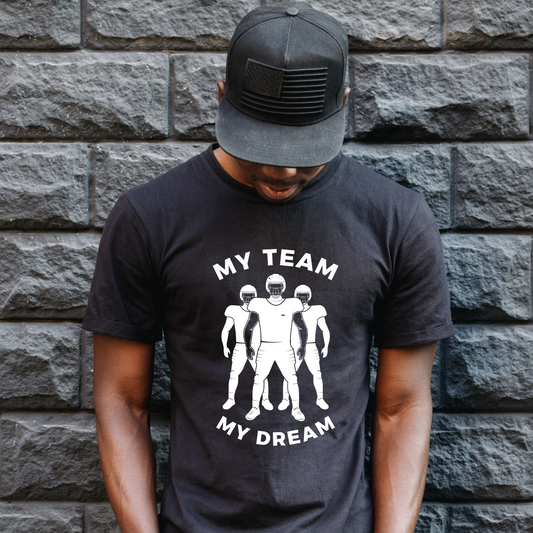 My team my dream Men's tee - funny football shirts - Premium t-shirt from Lees Krazy Teez - Just $21.95! Shop now at Lees Krazy Teez
