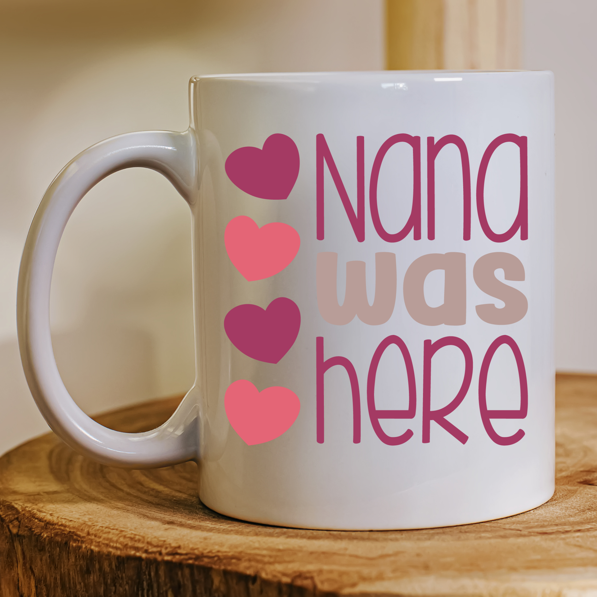 Nana was here Valentines Mug - Premium mugs from Lees Krazy Teez - Just $24.95! Shop now at Lees Krazy Teez