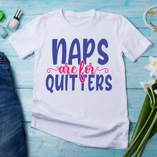 Naps are for quitters funny Women's t-shirt - Premium t-shirt from Lees Krazy Teez - Just $21.95! Shop now at Lees Krazy Teez