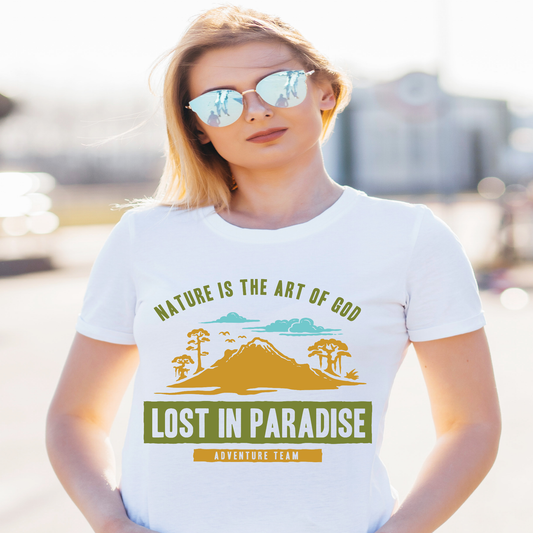 Nature is the art of God lost in paradise tshirt - Premium t-shirt from Lees Krazy Teez - Just $19.95! Shop now at Lees Krazy Teez