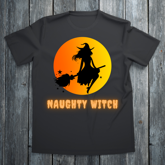 Naughty witch - Women's halloween shirt - Premium t-shirt from Lees Krazy Teez - Just $21.95! Shop now at Lees Krazy Teez