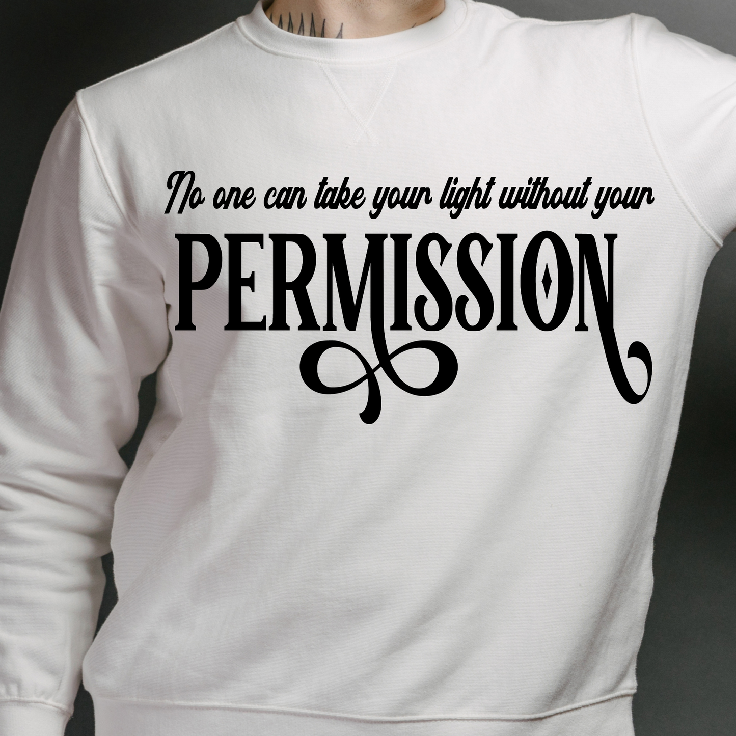 No one can take your light without your permisssion Men's long sleeve t-shirt - Premium t-shirt from Lees Krazy Teez - Just $29.95! Shop now at Lees Krazy Teez