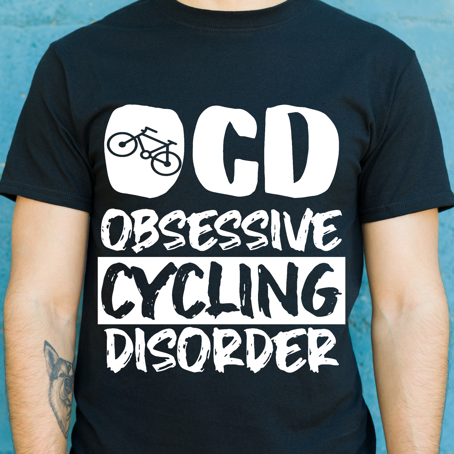 Ocd obsessive cycling disorder Men's bicycle t-shirt - Premium t-shirt from Lees Krazy Teez - Just $19.95! Shop now at Lees Krazy Teez