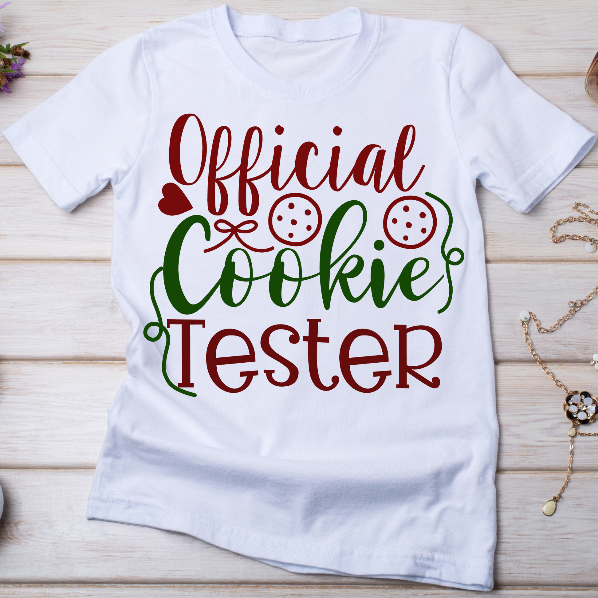 Official cookies tester Christmas Women's t-shirt - Premium t-shirt from Lees Krazy Teez - Just $19.95! Shop now at Lees Krazy Teez