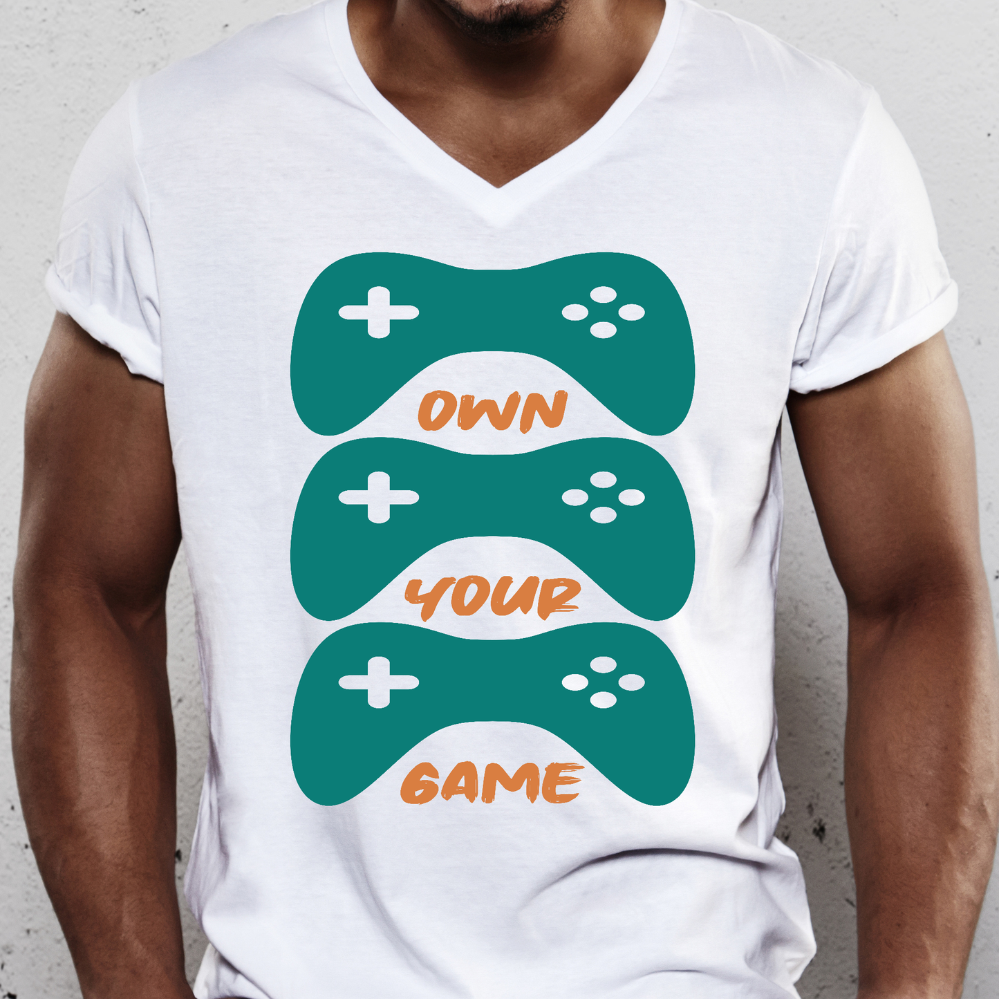 Own your game nerdy gamer Men's t-shirt - Premium t-shirt from Lees Krazy Teez - Just $19.95! Shop now at Lees Krazy Teez