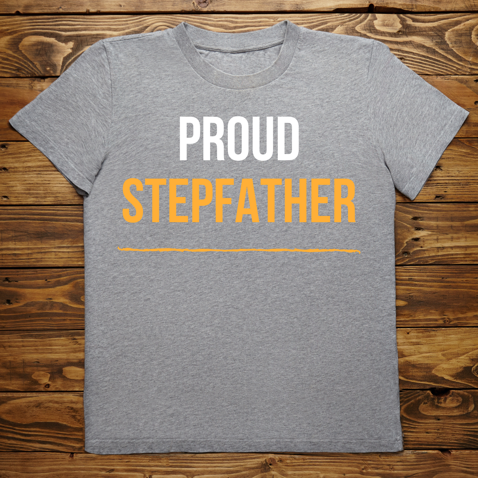 Proud stepfather awesome tee - daddy shirt for men - Premium t-shirt from Lees Krazy Teez - Just $19.95! Shop now at Lees Krazy Teez
