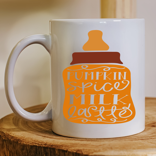 Pumpkin spice milk taste Halloween Mug - Premium mugs from Lees Krazy Teez - Just $24.95! Shop now at Lees Krazy Teez