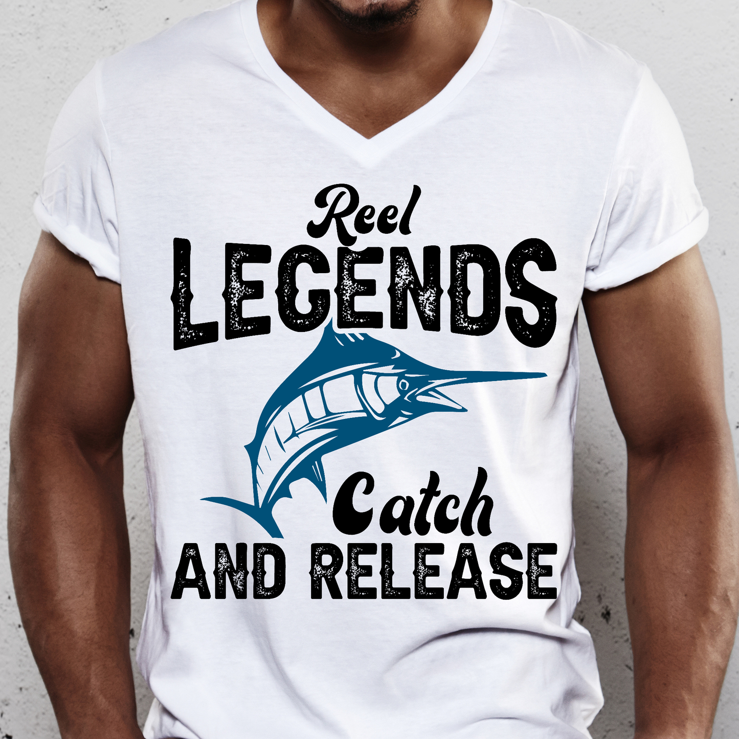 Reel legends catch and release fishing Men's t-shirt - Premium t-shirt from Lees Krazy Teez - Just $19.95! Shop now at Lees Krazy Teez