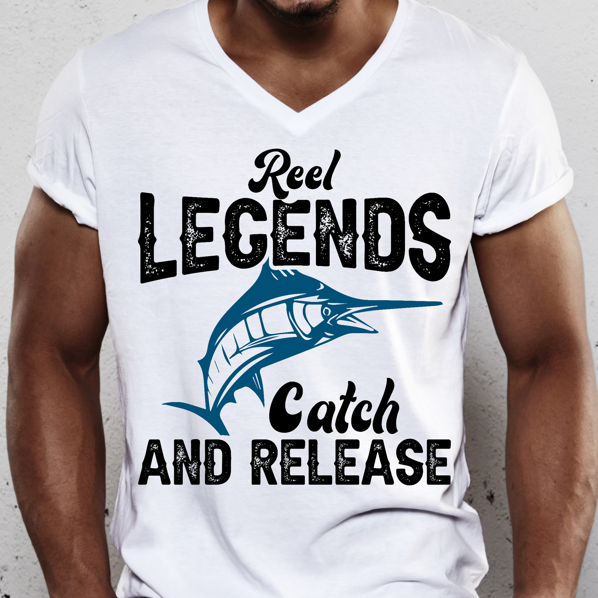 Reel legends catch and release fishing Men's t-shirt - Premium t-shirt from Lees Krazy Teez - Just $19.95! Shop now at Lees Krazy Teez