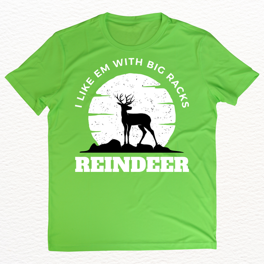 Reindeer hunting men's shirt - funny hunting shirts - Premium t-shirt from Lees Krazy Teez - Just $21.95! Shop now at Lees Krazy Teez