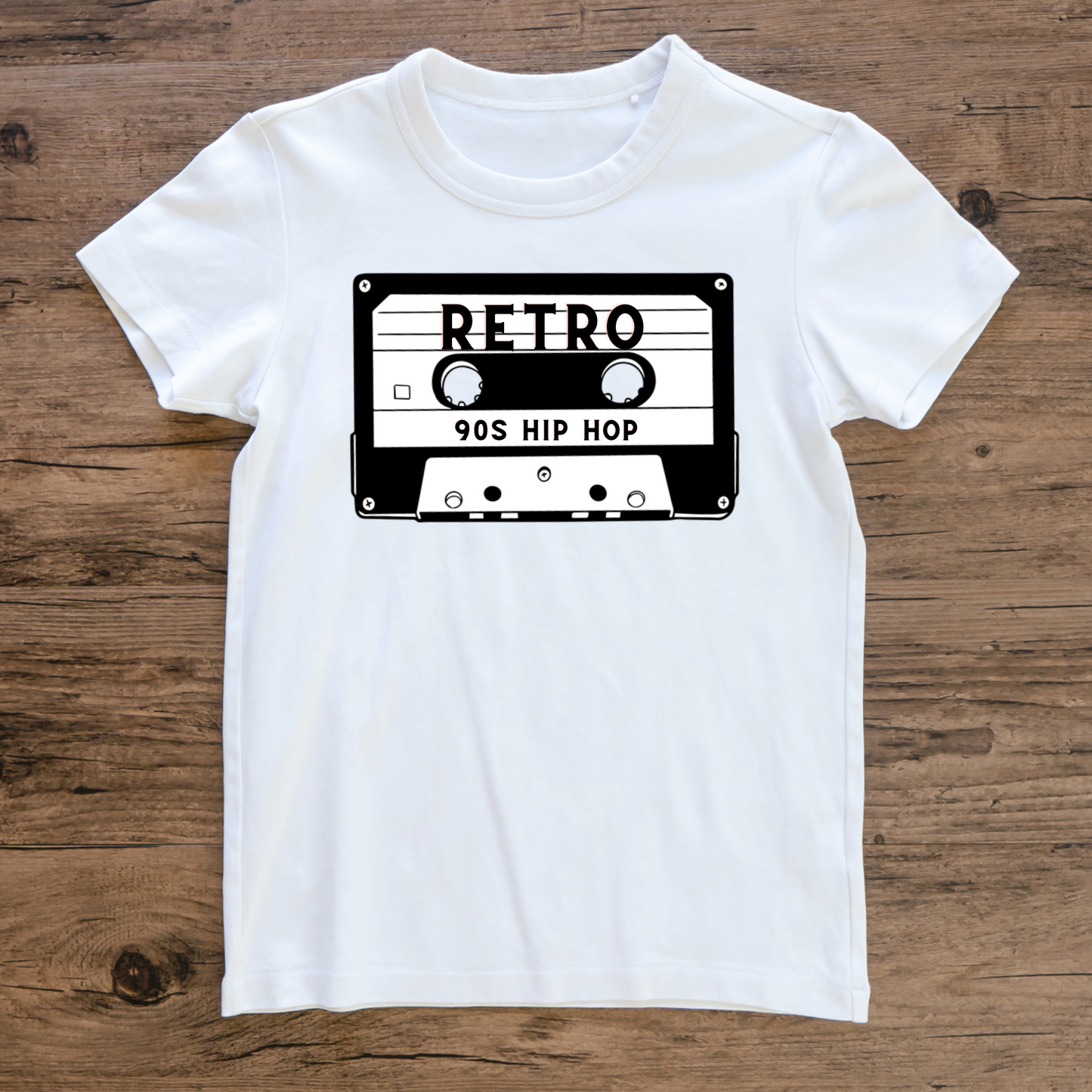 Retro 90s Hip Hop Cassette Shirt - Premium t-shirt from Lees Krazy Teez - Just $19.95! Shop now at Lees Krazy Teez