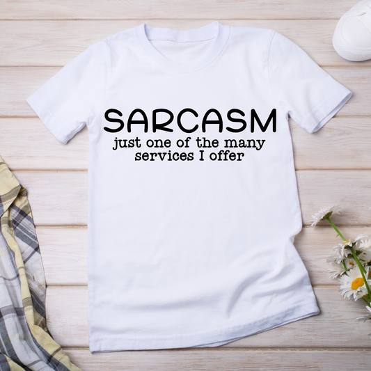 Sarcasm just one of the many services i offer funny t-shirt - Premium t-shirt from Lees Krazy Teez - Just $21.95! Shop now at Lees Krazy Teez