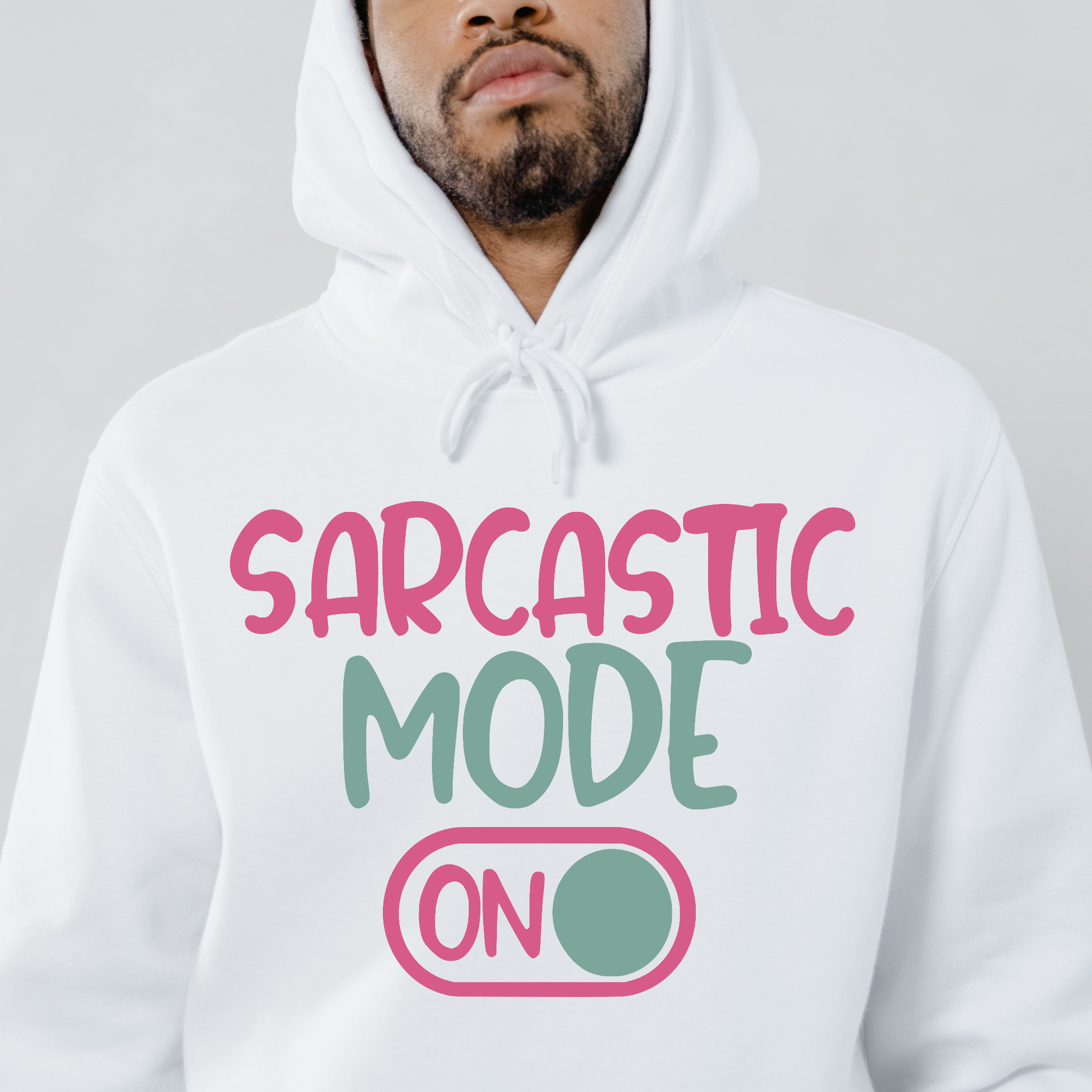 Sarcastic mode on Men's funny hoodie - Premium t-shirt from Lees Krazy Teez - Just $39.95! Shop now at Lees Krazy Teez