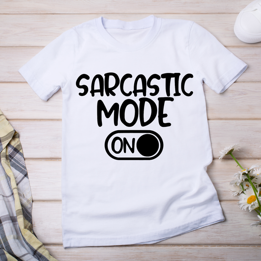 Sarcastic mode on awesome women's funny t-shirt - Premium t-shirt from Lees Krazy Teez - Just $21.95! Shop now at Lees Krazy Teez