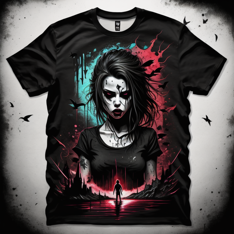 Seeking Solace - Gothic Horror t-shirt - Premium t-shirt from Lees Krazy Teez - Just $24.95! Shop now at Lees Krazy Teez
