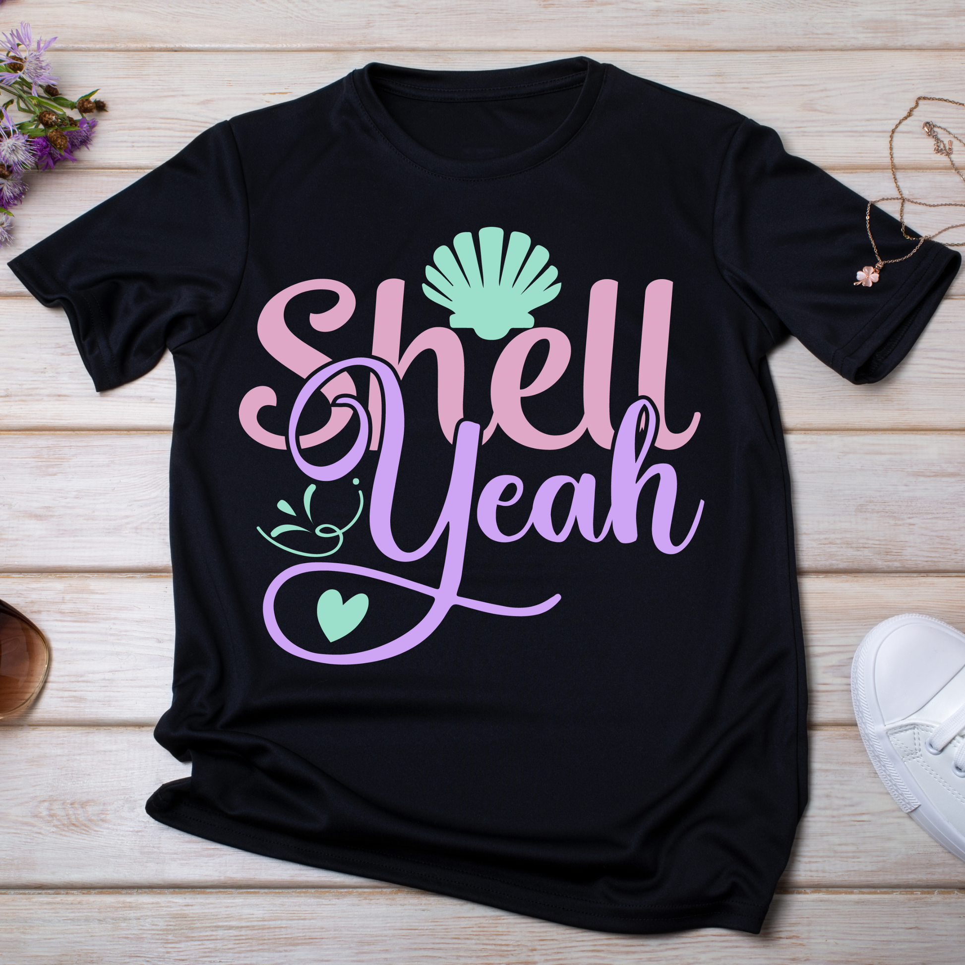 Shells yeah slogan Women's awesome t-shrit - Premium t-shirt from Lees Krazy Teez - Just $19.95! Shop now at Lees Krazy Teez