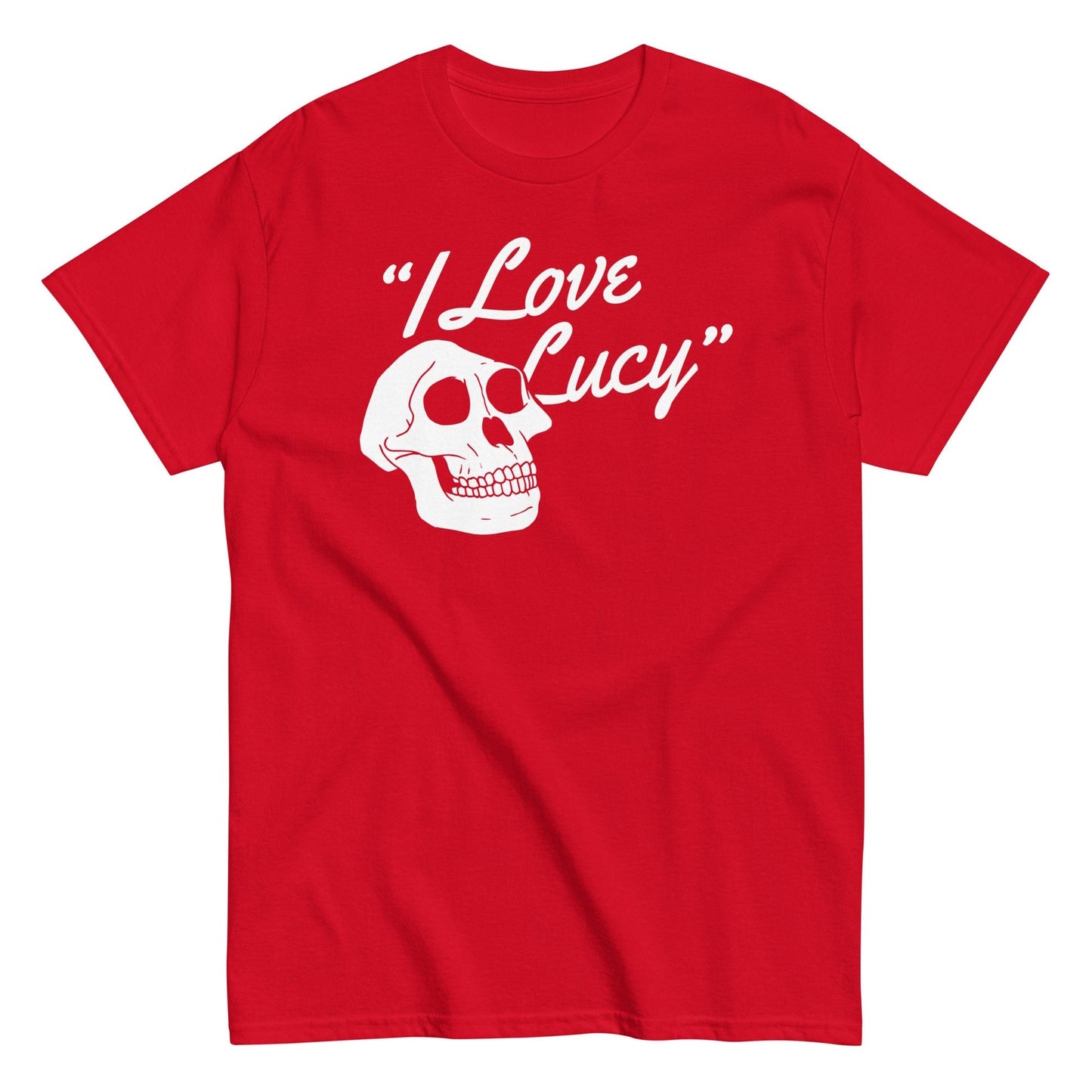 Skull i love lucy awesome Men's t-shirt - Premium t-shirt from Lees Krazy Teez - Just $19.95! Shop now at Lees Krazy Teez