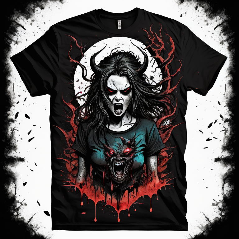 Sleep Paralysis Demon - Creepy Horror Art - Premium t-shirt from Lees Krazy Teez - Just $24.95! Shop now at Lees Krazy Teez