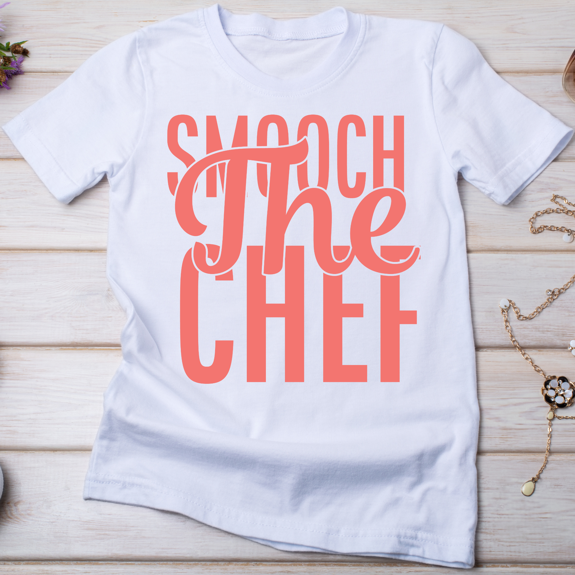 Smooch the chef Women's cooking t-shirt - Premium t-shirt from Lees Krazy Teez - Just $19.95! Shop now at Lees Krazy Teez