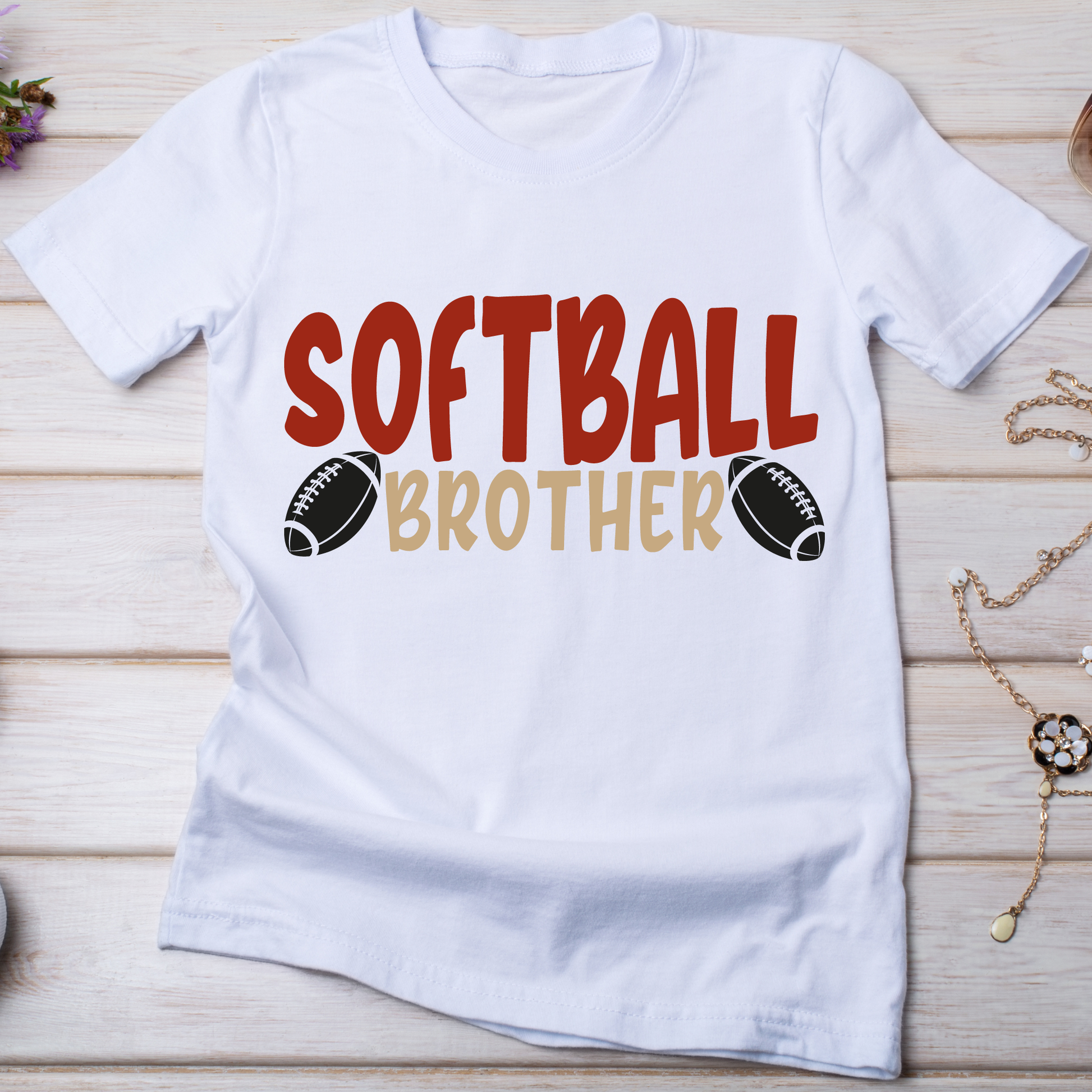 Softball brother - t shirts trendy for Men - Premium t-shirt from Lees Krazy Teez - Just $21.95! Shop now at Lees Krazy Teez
