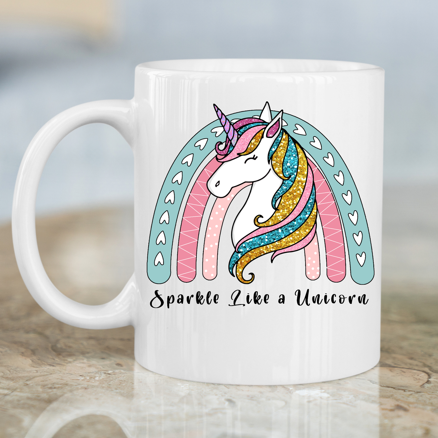 Sparkle like a unicorn Funny Mug - Premium mugs from Lees Krazy Teez - Just $24.95! Shop now at Lees Krazy Teez
