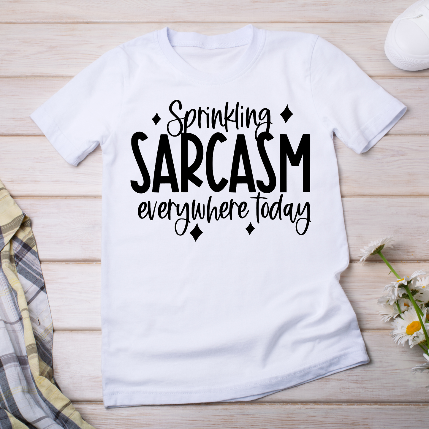 Sparkling sarcasm everywhere today - women's funny t-shirt - Premium t-shirt from Lees Krazy Teez - Just $21.95! Shop now at Lees Krazy Teez