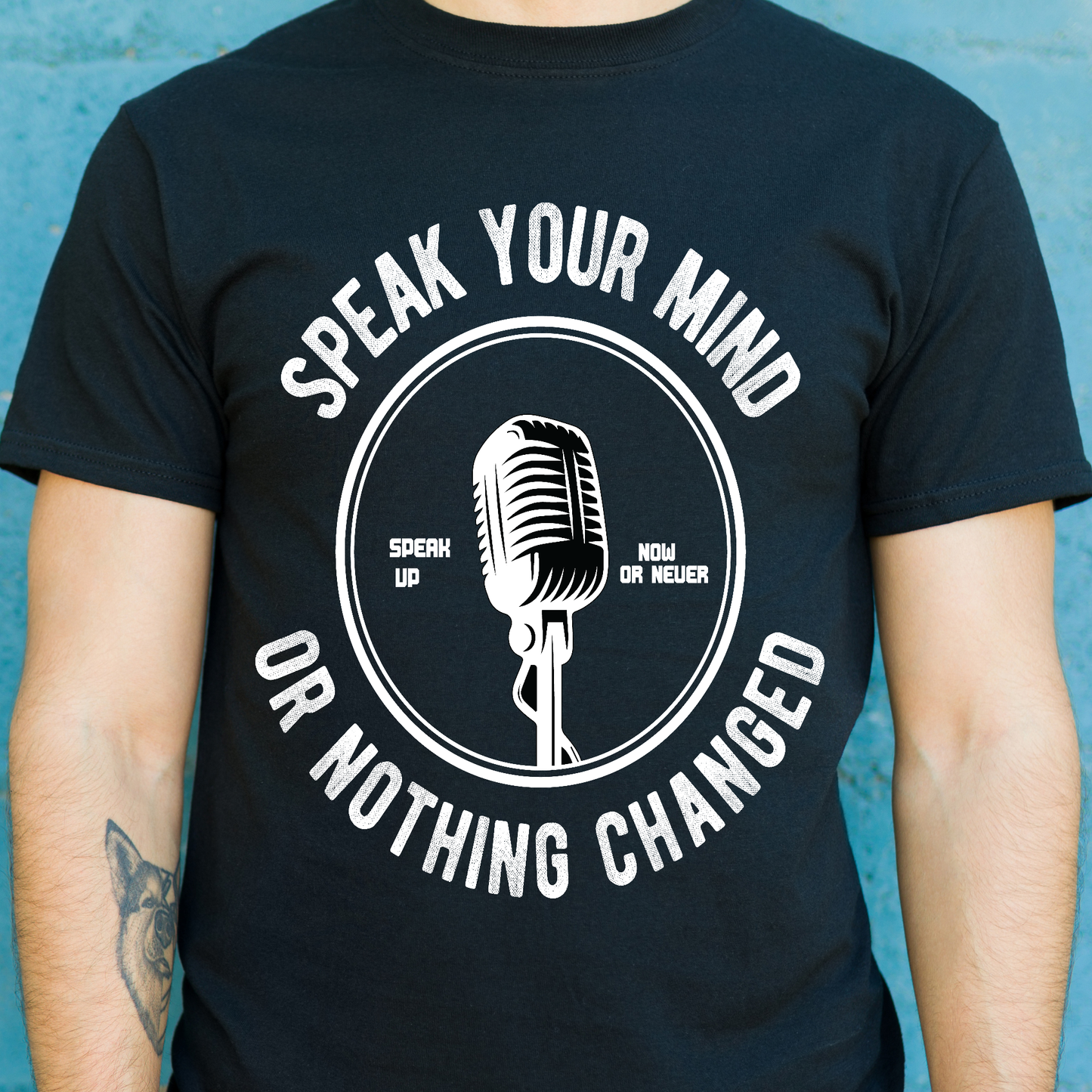 Speak your mind or nothing changed Men's t-shirt - Premium t-shirt from Lees Krazy Teez - Just $19.95! Shop now at Lees Krazy Teez