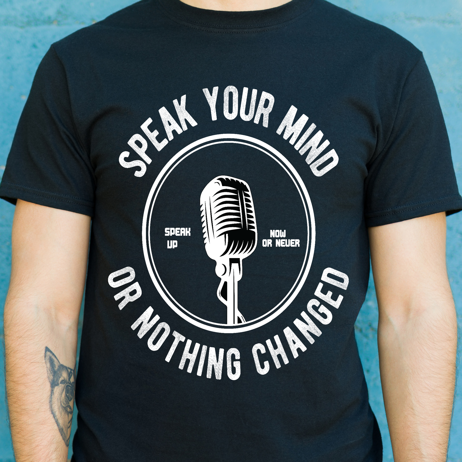 Speak your mind or nothing changed Men's t-shirt - Premium t-shirt from Lees Krazy Teez - Just $19.95! Shop now at Lees Krazy Teez