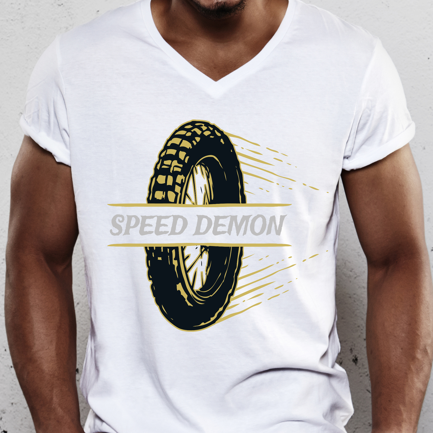 Speed demon Men's motorcycle t-shirt - Premium t-shirt from Lees Krazy Teez - Just $19.95! Shop now at Lees Krazy Teez