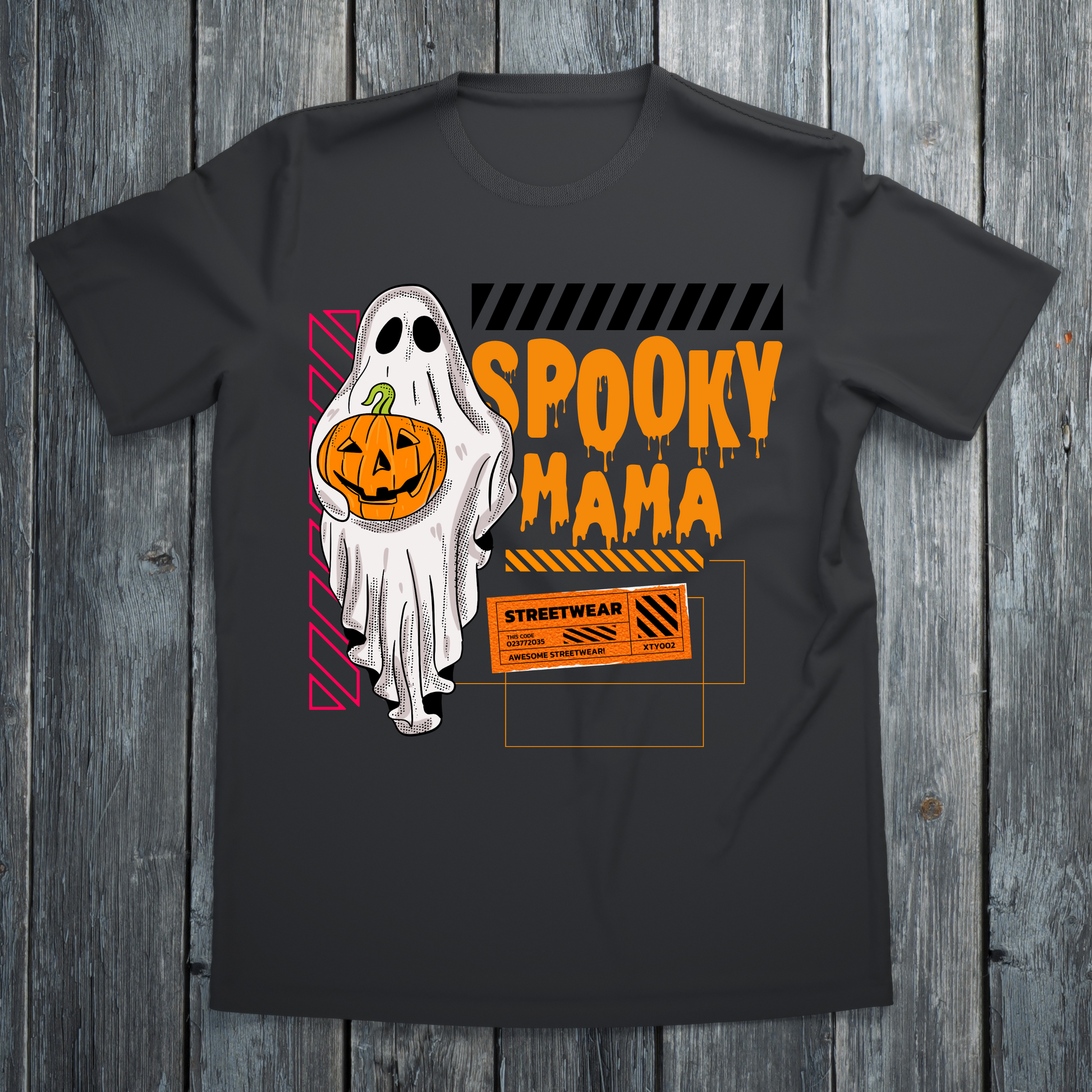 Spooky mama ghost - Women's funny halloween shirt - Premium t-shirt from Lees Krazy Teez - Just $19.95! Shop now at Lees Krazy Teez