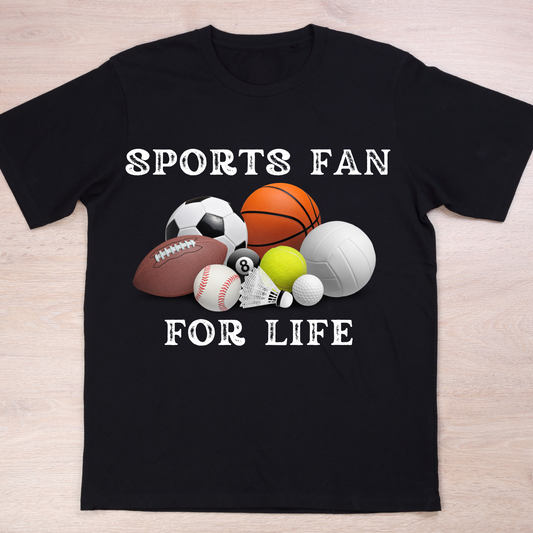 Sports fan for life - a shirt idea for sports fans t-shirt - Premium t-shirt from Lees Krazy Teez - Just $19.95! Shop now at Lees Krazy Teez
