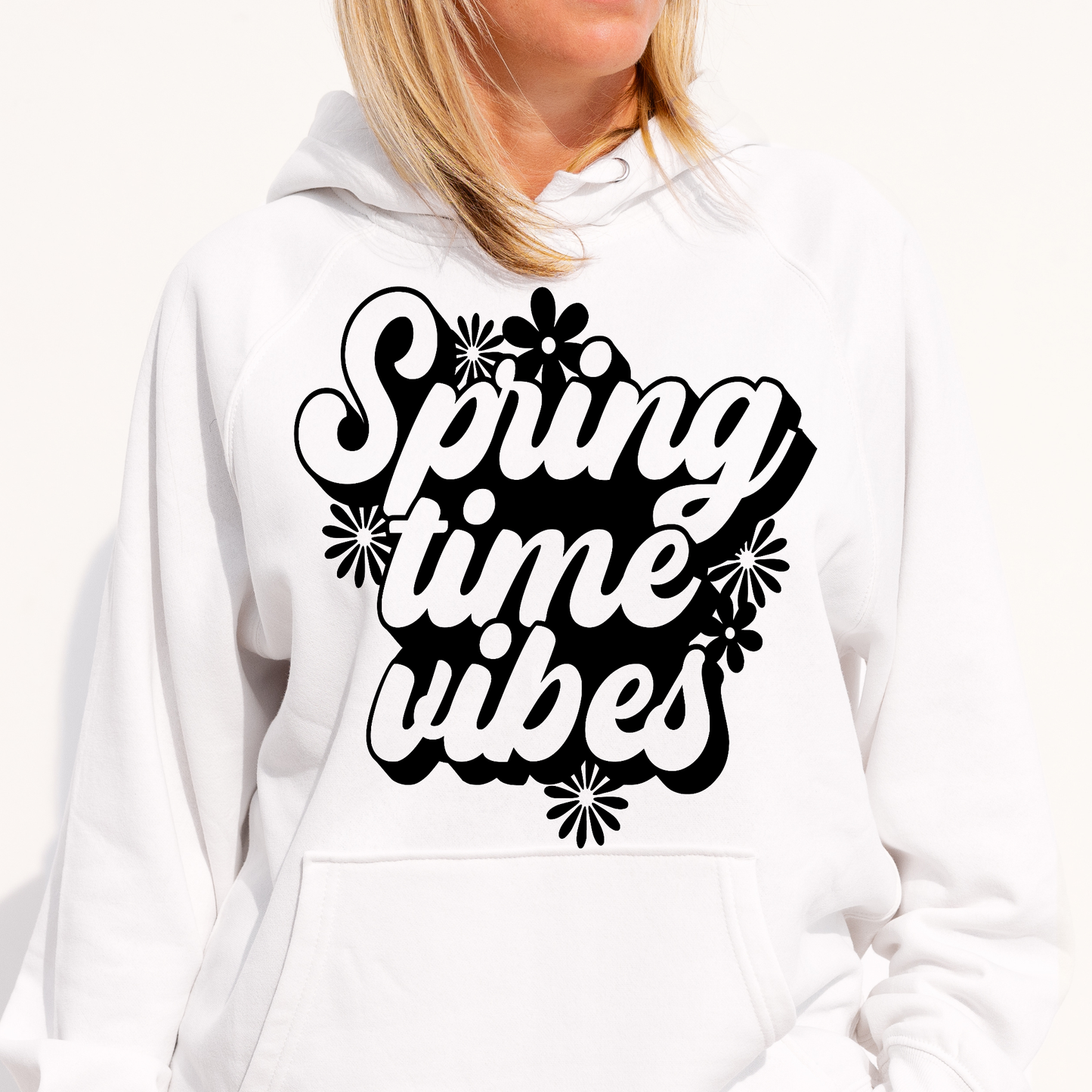 Spring time vibes awesome Women's Hoodie - Premium t-shirt from Lees Krazy Teez - Just $39.95! Shop now at Lees Krazy Teez