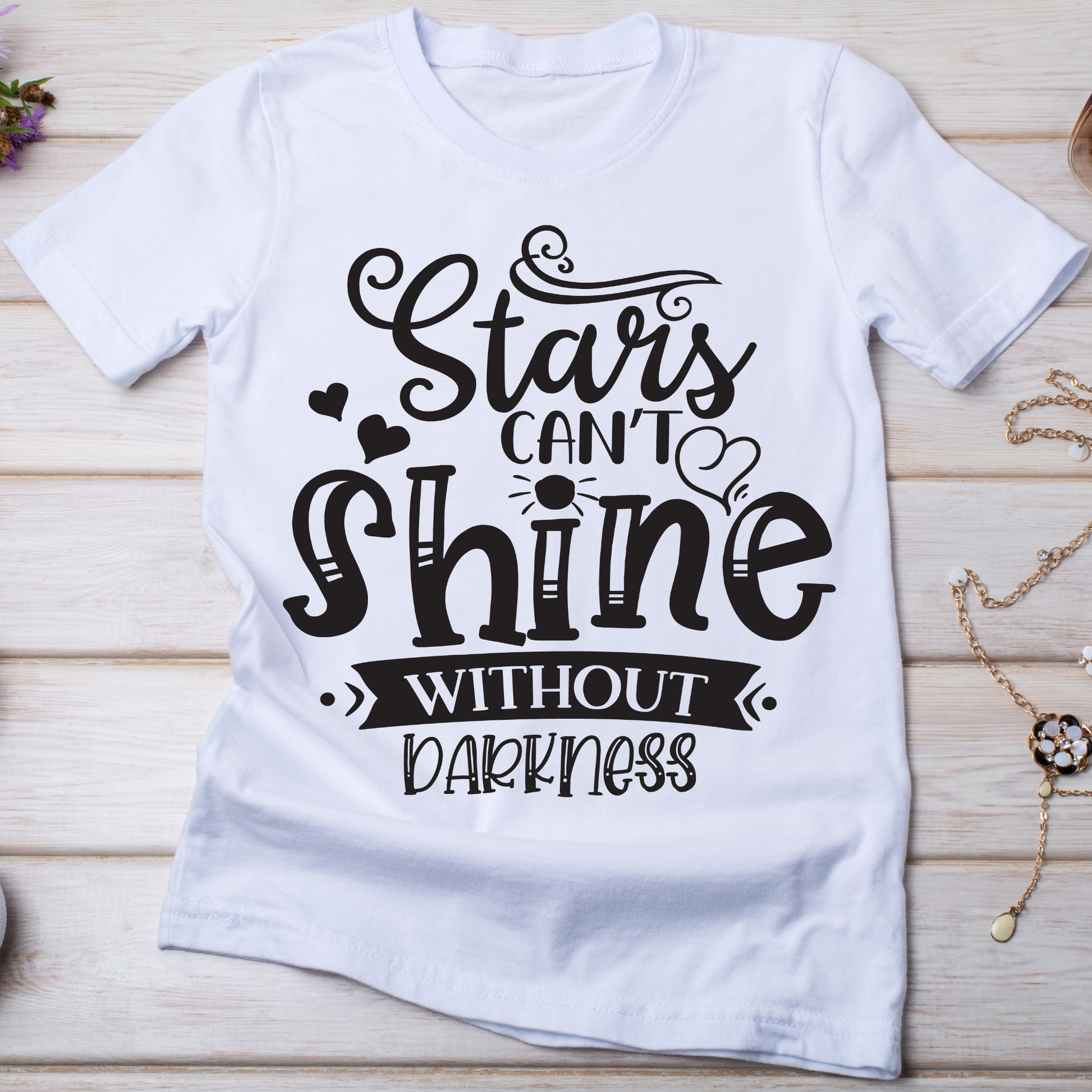 Stars can't shine without darkness - Women's t-shirt - Premium t-shirt from Lees Krazy Teez - Just $21.95! Shop now at Lees Krazy Teez