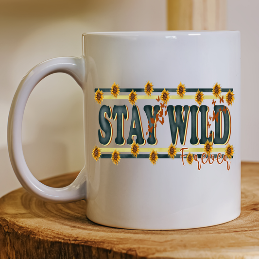 Stay wild forever vector art LGBTQ mug - Premium mugs from Lees Krazy Teez - Just $24.95! Shop now at Lees Krazy Teez