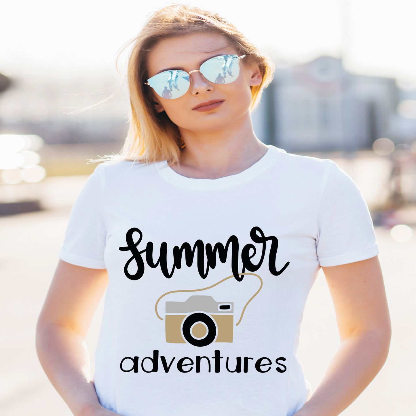 Summer adventures Women's awesome t-shirt - Premium t-shirt from Lees Krazy Teez - Just $19.95! Shop now at Lees Krazy Teez